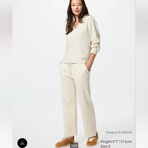 Uniqlo Washable Rib Knit Pants